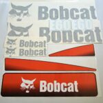 Bobcat E80 Decal Kit