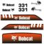 Bobcat IR 331 Decal Kit - Mini Excavator - Old Style