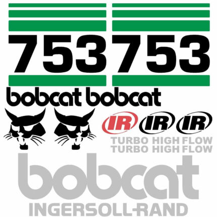 Bobcat IR 753 Decal Kit - Skid Steer 4