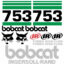Bobcat IR 753 Decal Kit - Skid Steer 4