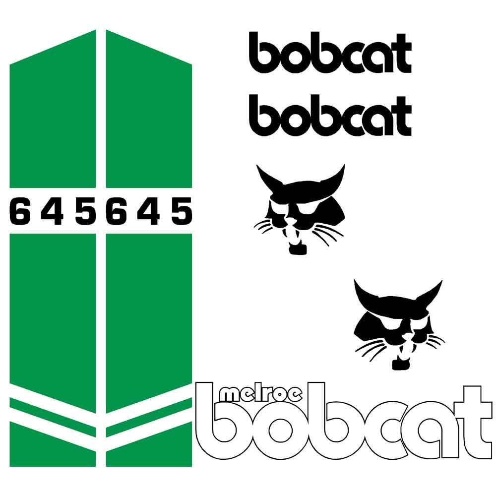 Bobcat Melroe 645 Decal Kit Bobcat Melroe 645 Decal Kit
