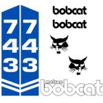 Bobcat Melroe 743 Decal Kit