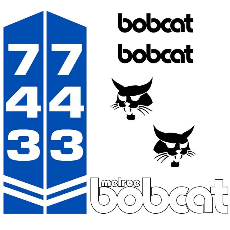 Bobcat Melroe 743 Decal Kit