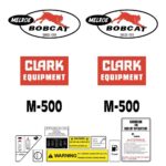 Bobcat Melroe M500 Decal Kit