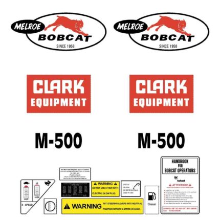 Bobcat Melroe M500 Decal Kit