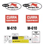 Bobcat Melroe M610 Decal Kit