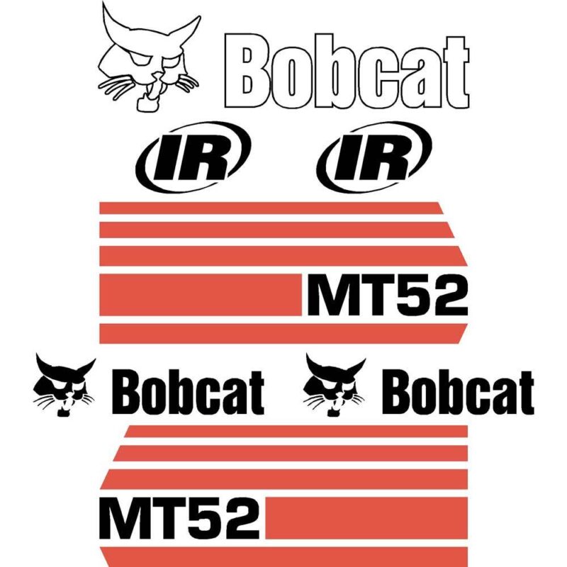 Bobcat MT52 Decal Kit
