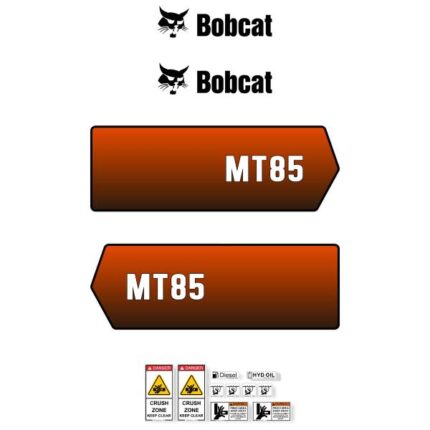 Bobcat MT85 Decal Kit