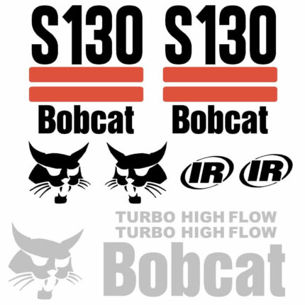 Bobcat S130 Decal Kit - Skid Steer - 2003 On