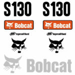 Bobcat S130 Decal Kit - Skid Steer - 2008 On