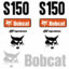 Bobcat S150 Decal Kit