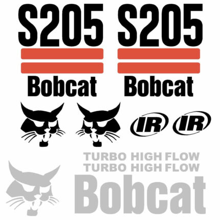 Bobcat S205 Decal Kit - Skid Steer (2003up)
