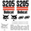 Bobcat S205 Decal Kit - Skid Steer (2003up)