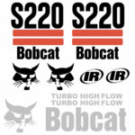 Bobcat S220 Decal Kit - Skid Steer (2003up)