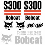 Bobcat S300 Decal Kit - Skid Steer (2003up)