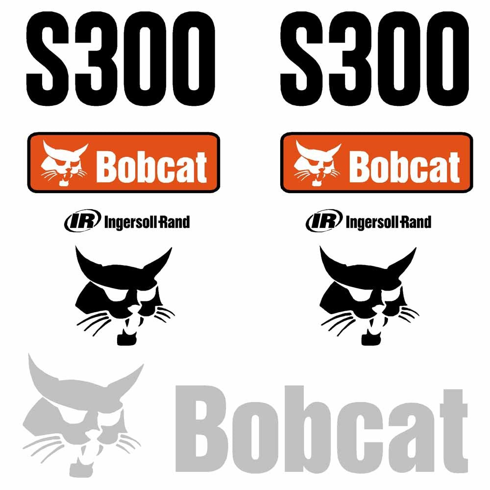 Bobcat S300 Decal Kit Bobcat S300 Decal Kit