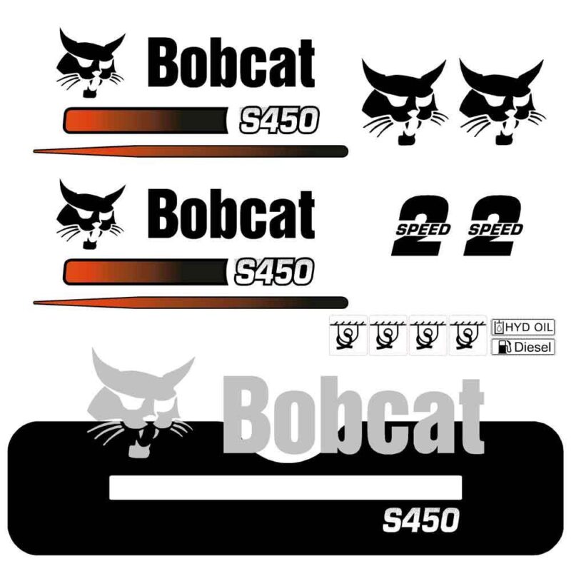 Bobcat S450 Decal Kit