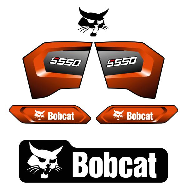 Bobcat S550 Decal Kit Later Style Bobcat S550 Decal Kit Later Style