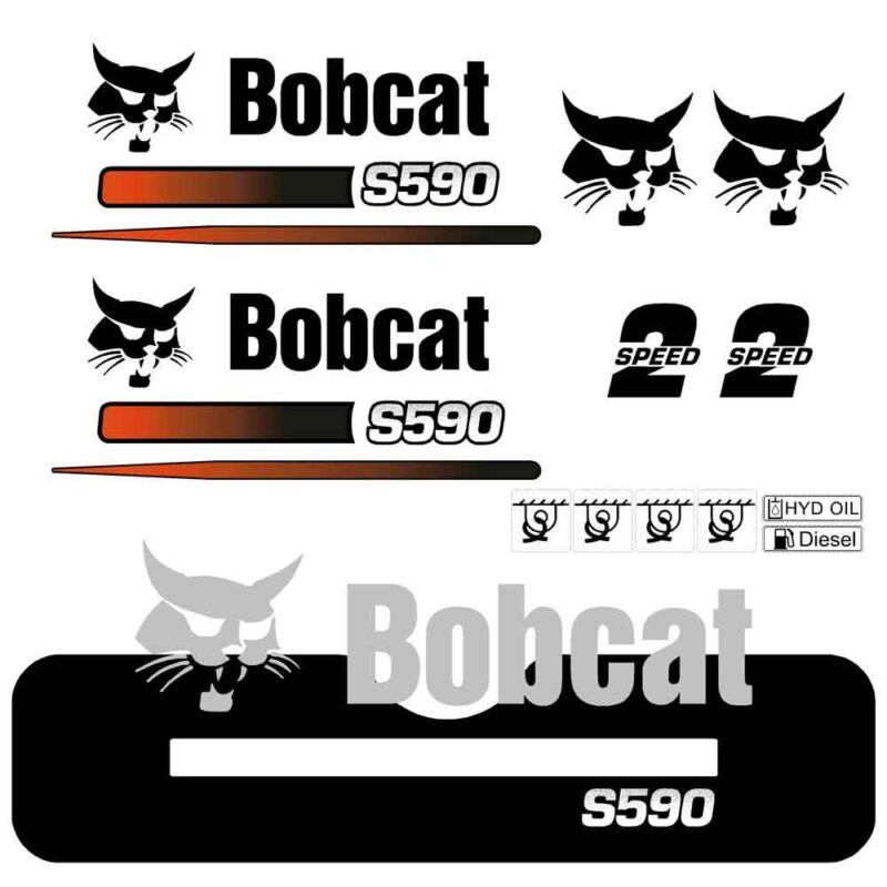 Bobcat S590 Decal Kit