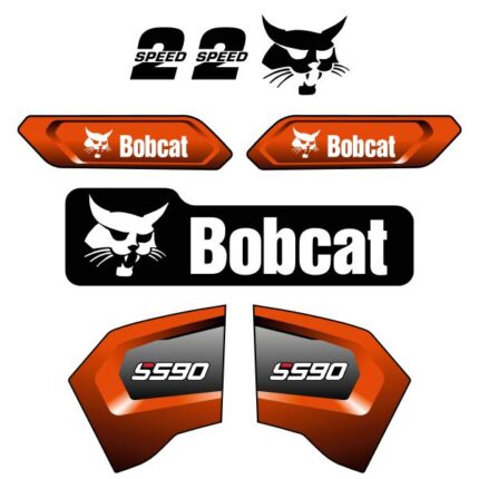 Bobcat S590 Decal Kit Later Style