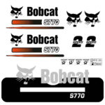 Bobcat S770 Decal Kit