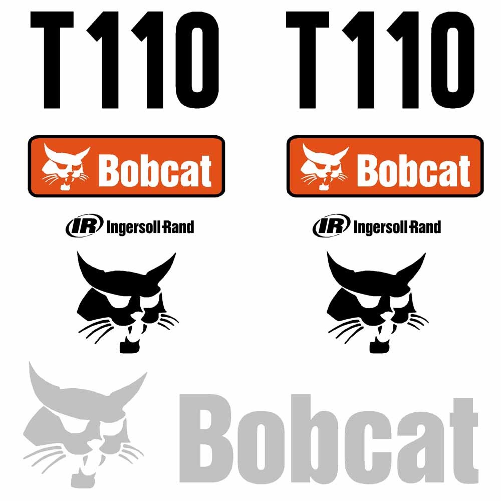 Bobcat T110 Decal Kit Bobcat T110 Decal Kit