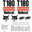 Bobcat T180 Decal Kit - Skid Steer Tracked (2 Stripe)