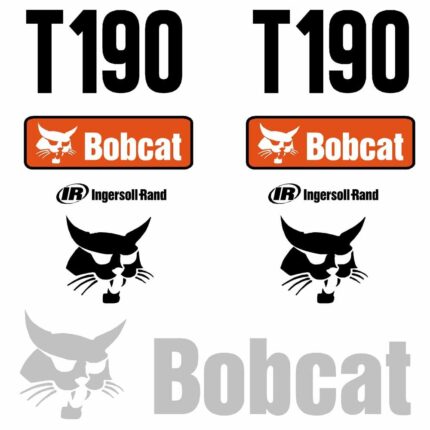 Bobcat T190 Decal Kit