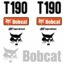 Bobcat T190 Decal Kit