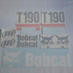 Bobcat T190 Decal Kit - Skid Steer Tracked (2 Stripe)