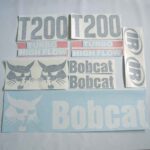 Bobcat T200 Decal Kit - Skid Steer Tracked (2 Stripe)
