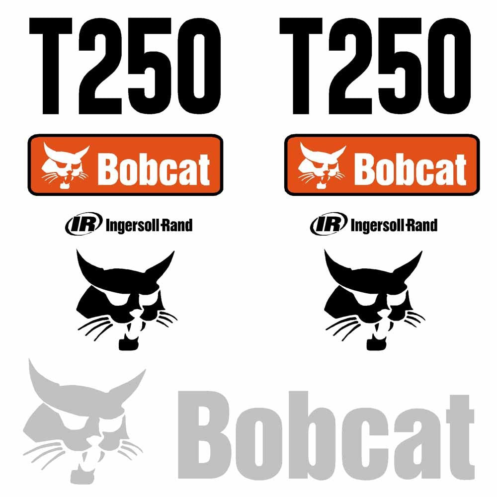 Bobcat T250 Decal Kit Bobcat T250 Decal Kit