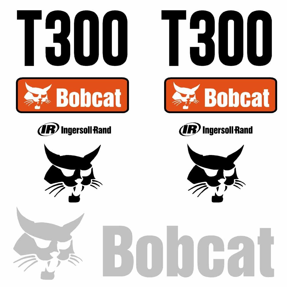 Bobcat T300 Decal Kit Bobcat T300 Decal Kit