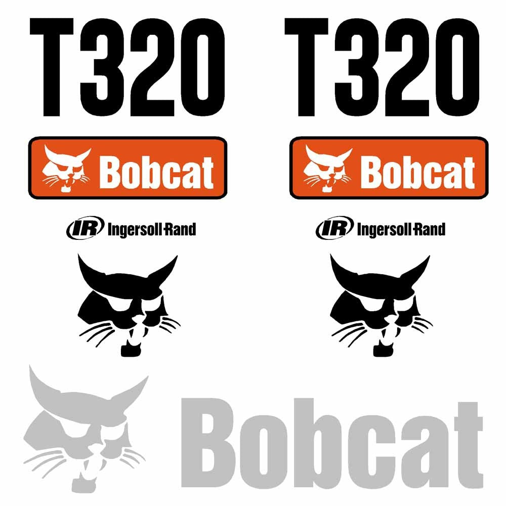 Bobcat T320 Decal Kit Bobcat T320 Decal Kit