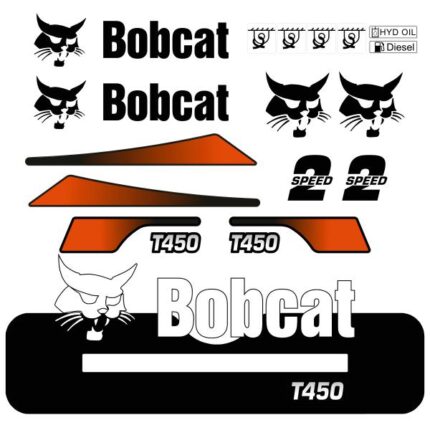 Bobcat T450 V2 Decal Kit