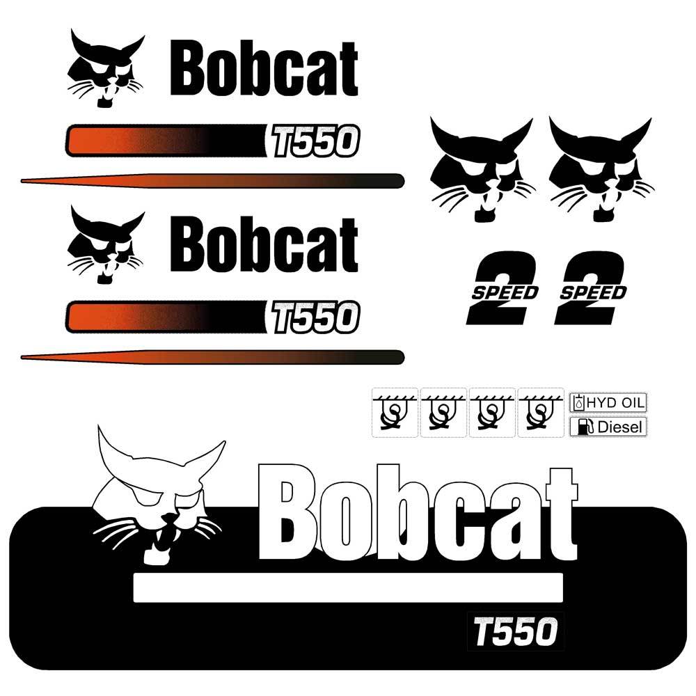 Bobcat T550 Decal Kit Bobcat T550 Decal Kit