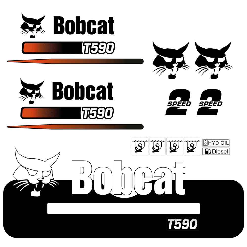 Bobcat T590 Decal Kit Bobcat T590 Decal Kit