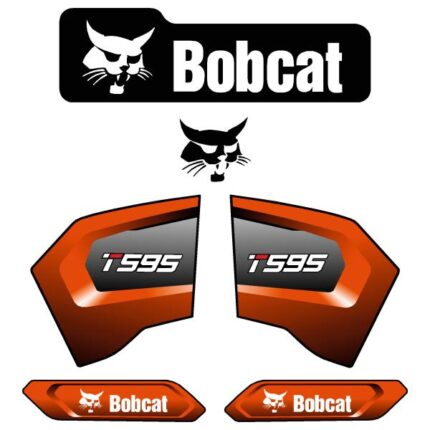 Bobcat T595 Decal Kit Later Style