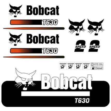 Bobcat T630 Decal Kit