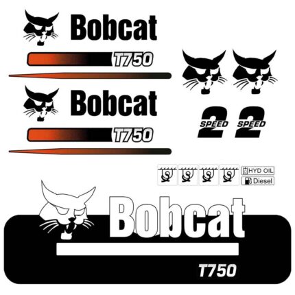 Bobcat T750 Decal Kit