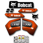 Bobcat T770 Decal Kit Later Style
