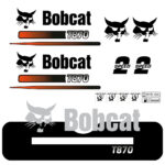 Bobcat T870 Decal Kit