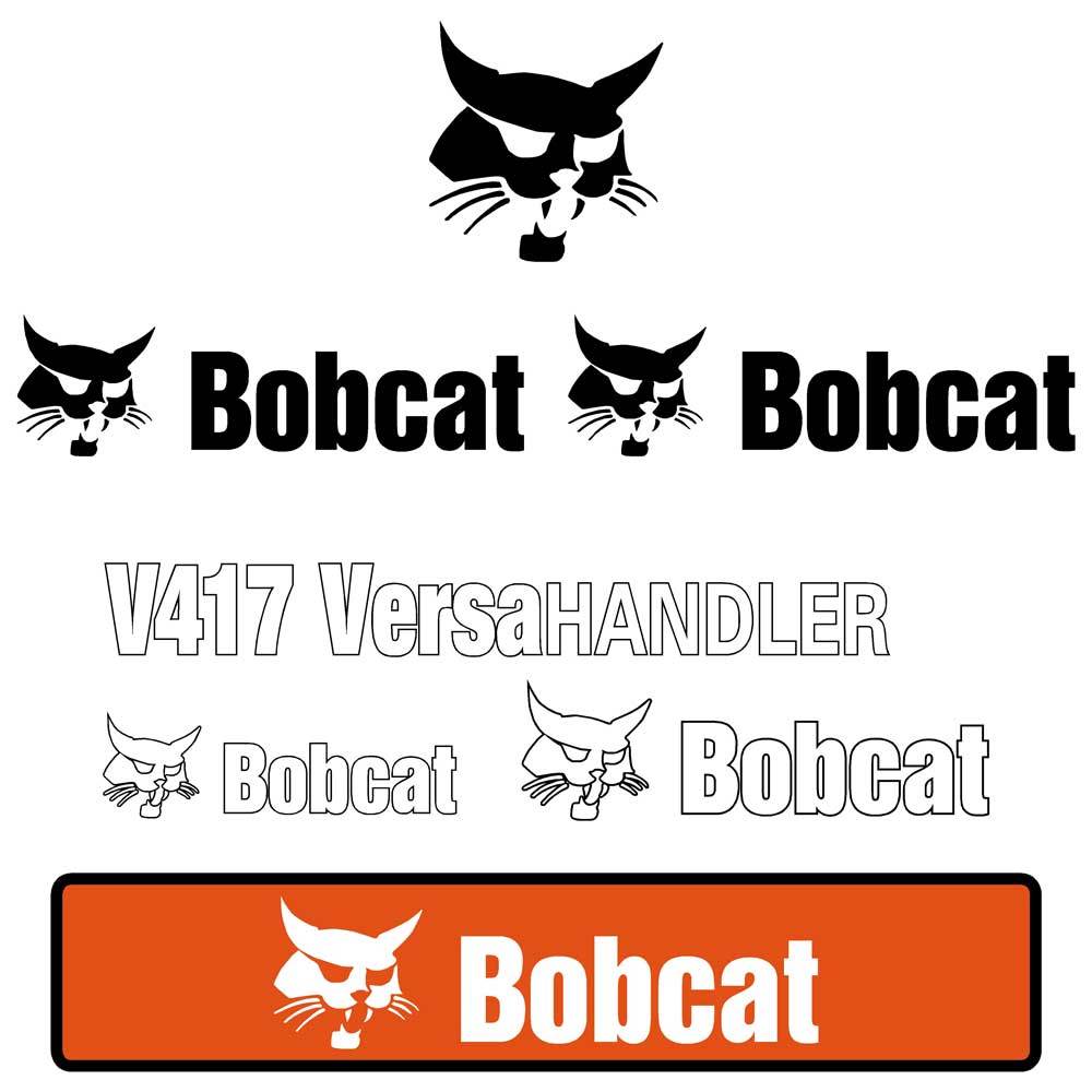 Bobcat V417 Decal Kit Bobcat V417 Decal Kit