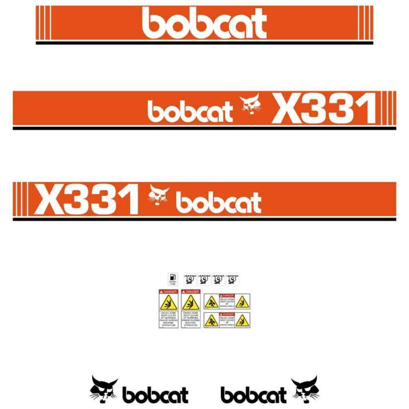 Bobcat X331 Decal Kit