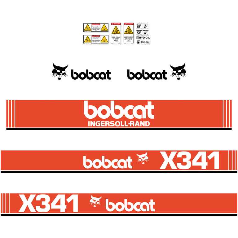 Bobcat X341 Decal Kit