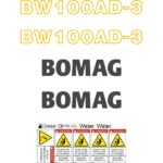 Bomag 100AD-3 Decal Kit