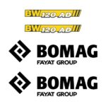 Bomag BW 120AD-5 Decal Kit