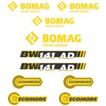 Bomag BW 141AD-5 Decal Kit