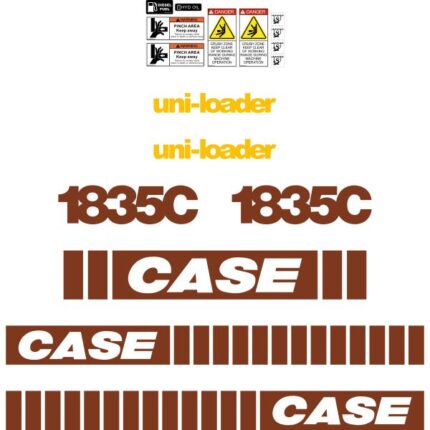 Case 1835C Decal Kit Old Style