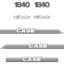 Case 1840 Decal Kit